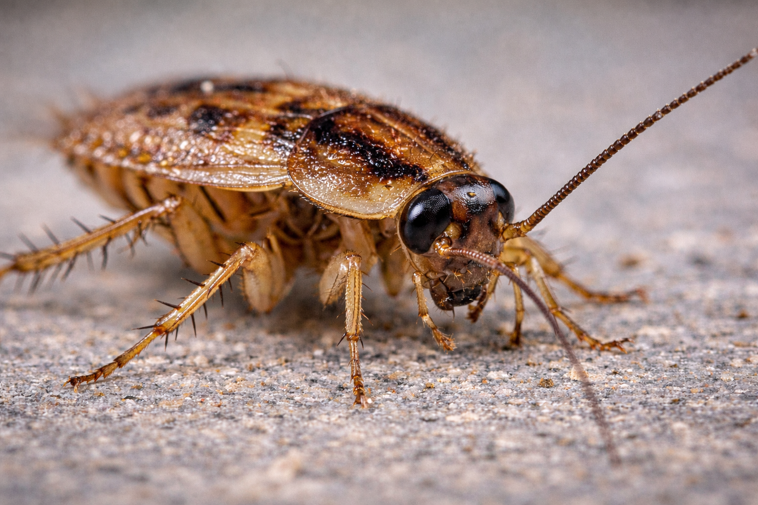 German cockroach close-up